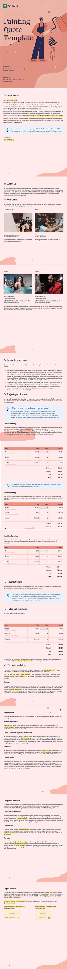Qoute Doc Free Quotation Templates (Word, PDF, Google Docs)