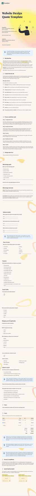 Qoute Doc Free Quotation Templates (Word, PDF, Google Docs)
